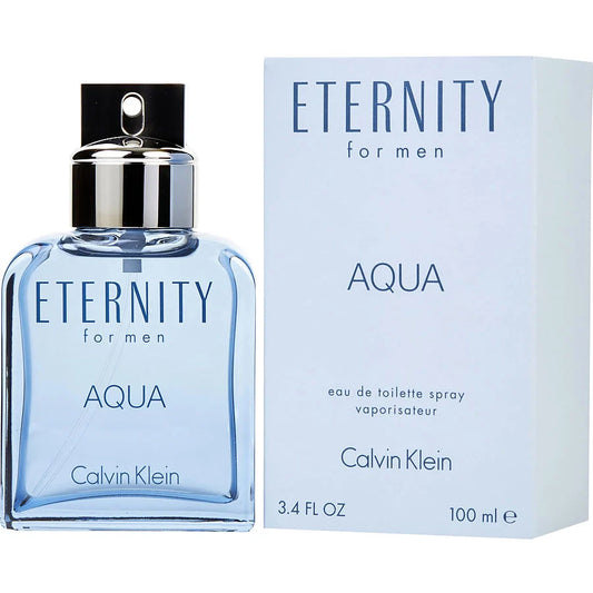 Eternity Aqua For Men men Eau De Toilette Spray 3.4 oz